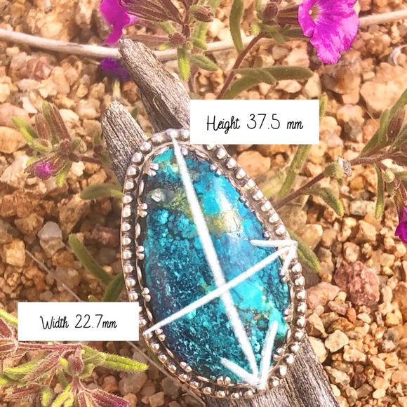 Inlaid Turquoise Handcrafted Southwestern Sterling Silver Ring - Picture 7 of 13